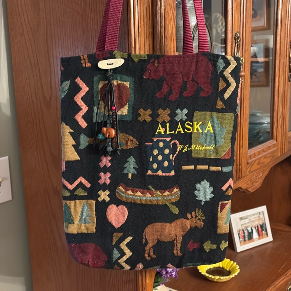 Woodland Jacquard Alaska Tote Bag